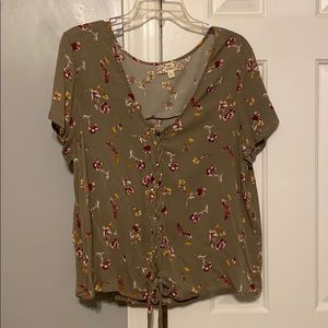 Pink Republic Short Sleeved Blouse